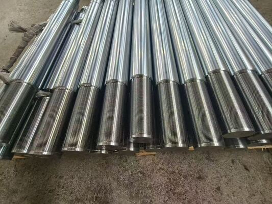 40Cr Alloy Steel Chrome Piston Rod with HRC50-55 Hardness and Ra0.2-0.4 Surface Roughness for Hydraulic Cylinders